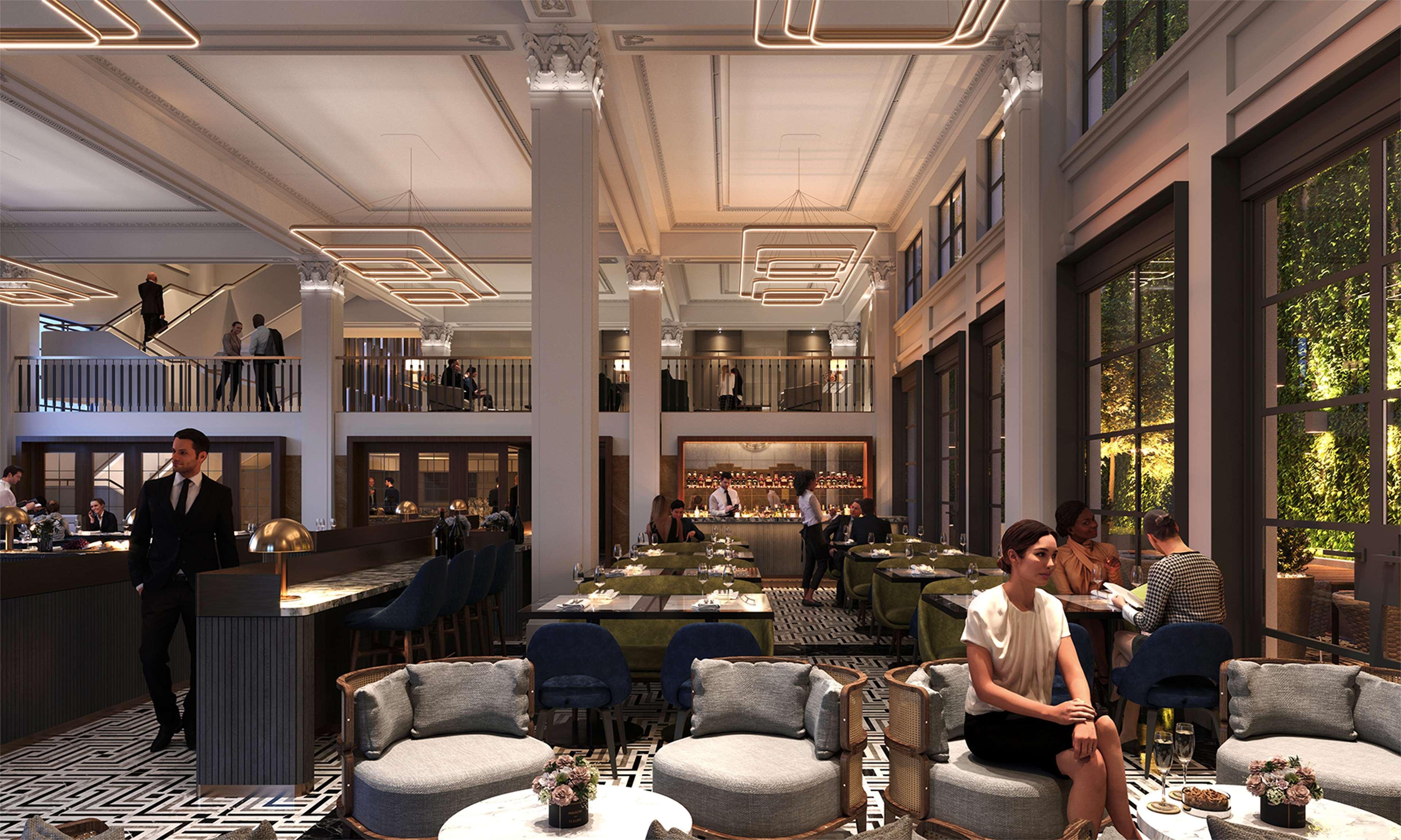 Hilton Melbourne Little Queen Street Dış mekan fotoğraf The interior of the restaurant